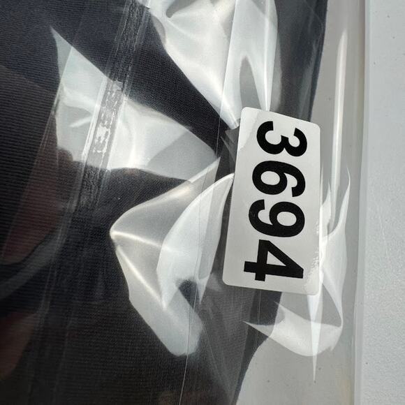 Athleta Top Womens Extra Large Black Move With Ease Asymmetrical Long Sleeve Gym - Picture 13 of 13